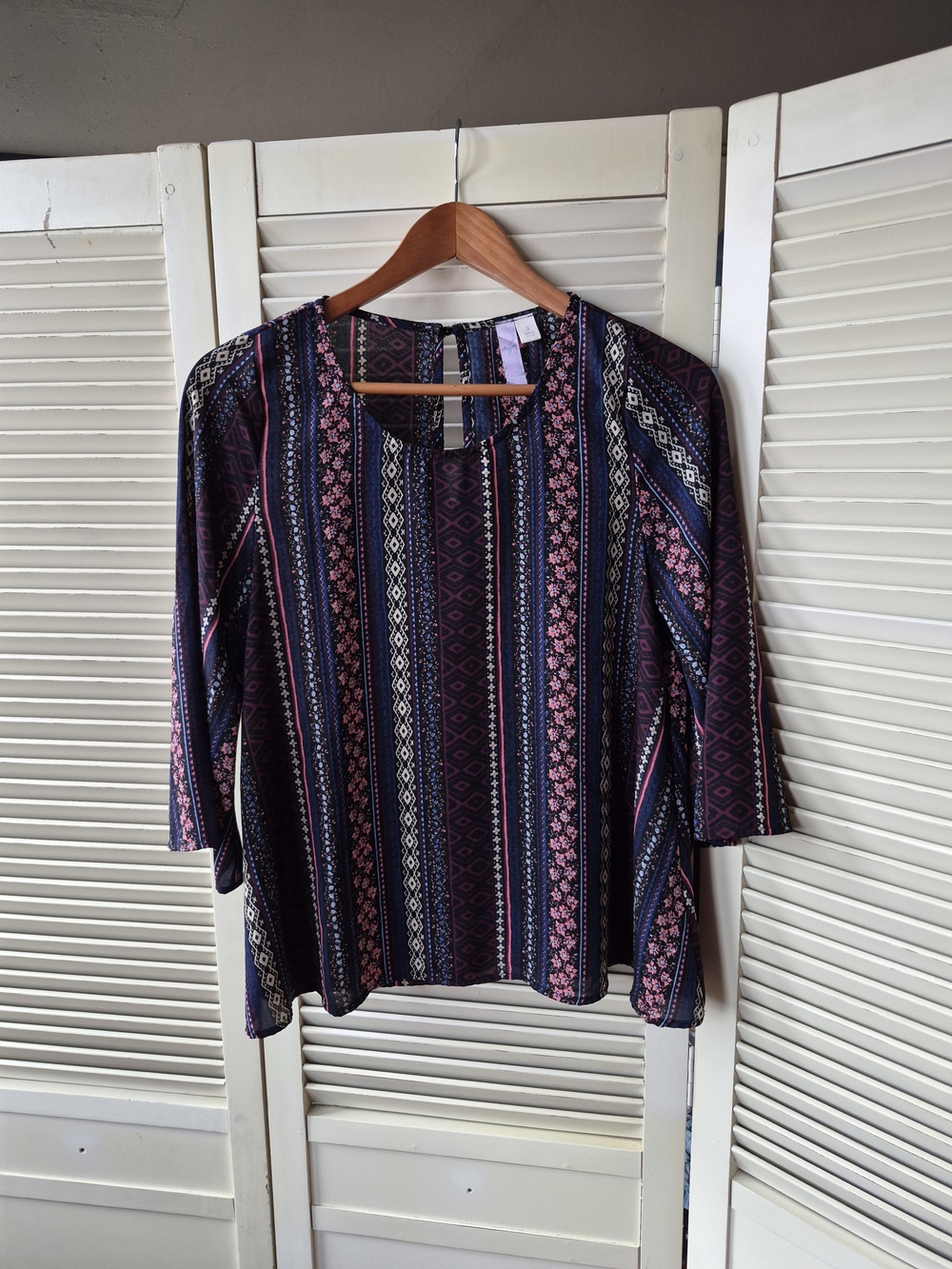 Alya Boho Chic Blouse Size Small